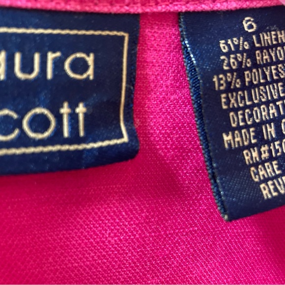 Laura Scott blouse is so pretty! Size 6 with beading embroideries pretty! - Picture 6 of 6